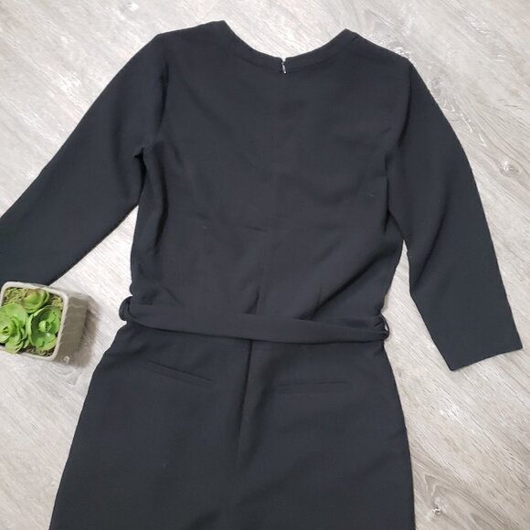 Madewell Sloan Jumpsuit Black Sz 2 - Picture 4 of 8